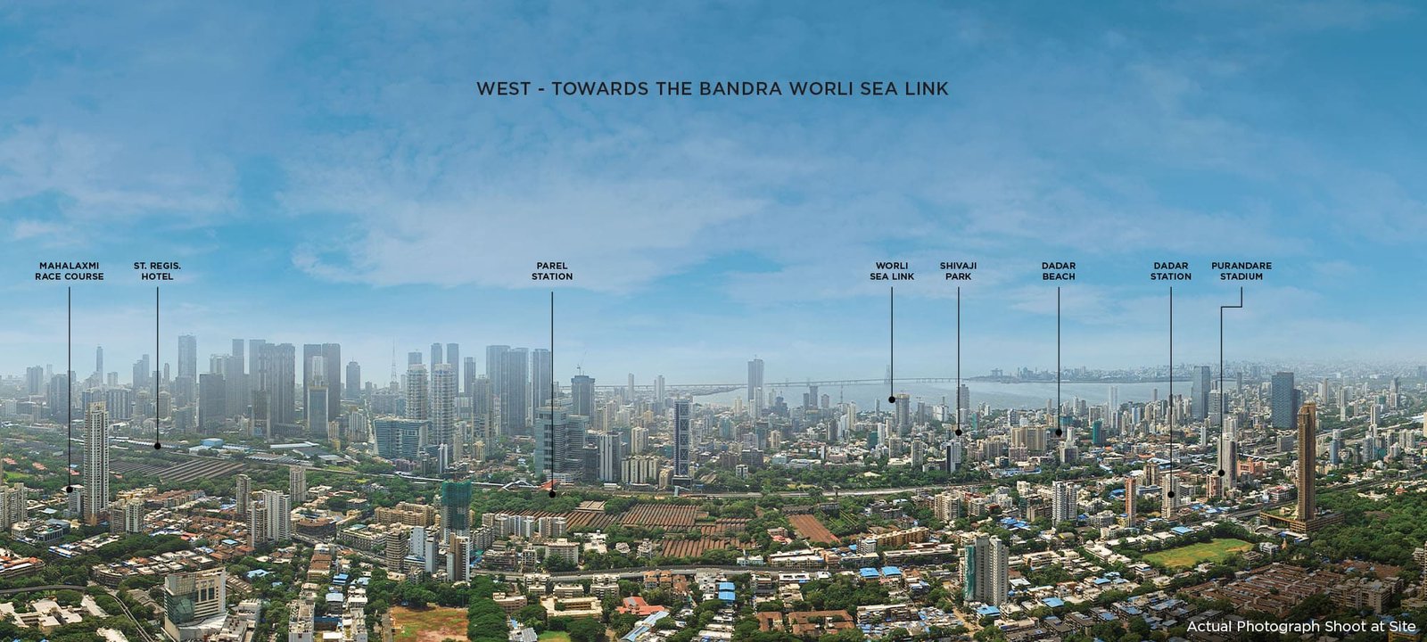 270 degree view West